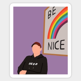 George Russell - Be Nice Sticker